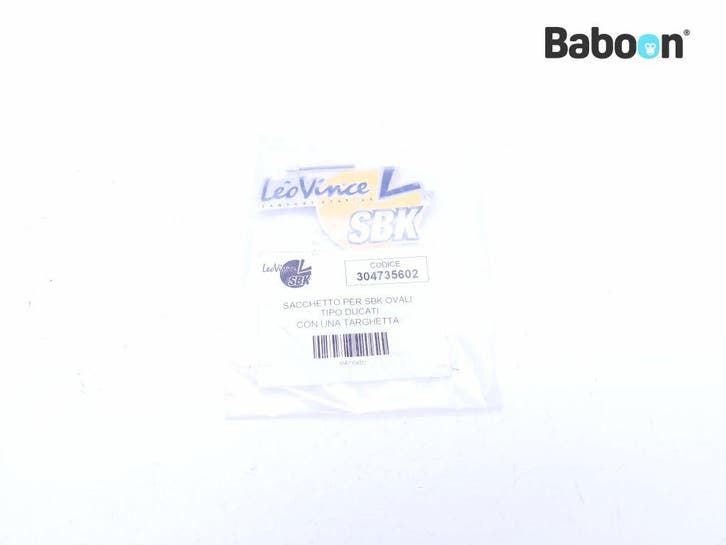 Embleem Universeel Leovince Exhaust SBK Oval (304735602), Motoren, Onderdelen | Overige, Gebruikt, Verzenden
