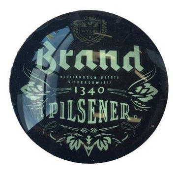 Occasion - Ronde taplens Brand Pilsener bol 69 mmø, Ophalen of Verzenden