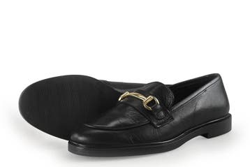 Manfield Loafers in maat 37 Zwart, Verzenden, Zwart, Overige typen, Zo goed als nieuw