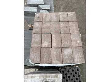 Veiling - 50m2 Betontegel Mangaan Antique 30x20x6 Cm, Nieuw