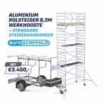 NR1 Rolsteiger bestellen euroscaffold 135x250x8.2m BEZORGD, Verzenden, Nieuw, Rolsteiger of Kamersteiger, 5 meter of hoger