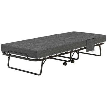 TRUUSK Opklapbed - Matras - 4 Wielen - Metalen Frame - Tot 1, Huis en Inrichting, Verzenden, Nieuw