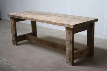Stoere tafel / robuuste tafel / houten tafel / balken tafel, Ophalen of Verzenden, Nieuw