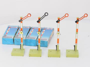 Playmobil 4353 Seinpaal Set 4 St. (Seinpalen & Seinen), Ophalen of Verzenden, Gebruikt, Rails, Analoog