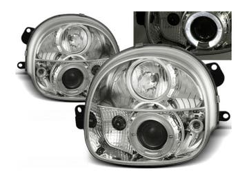 Angel Eyes koplampen Chrome geschikt voor Renault Twingo, Verzenden, Nieuw, Renault