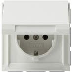 Gira TX44 waterdicht 1V wandcontactdoos met randaarde, Nieuw, Stopcontact