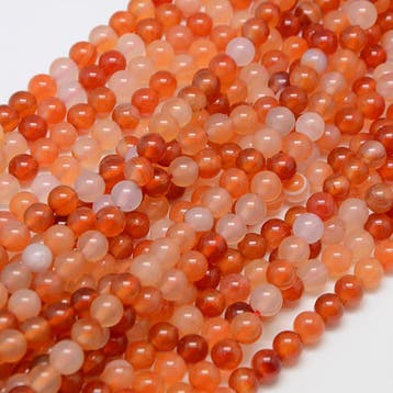 10 x edelsteen kraal natuurlijke Carnelian, Carneool Kleu..., Ophalen of Verzenden, Nieuw, Kraal