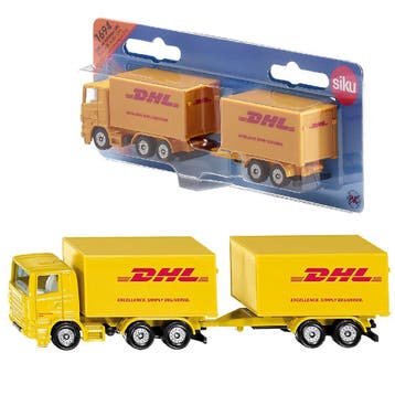 Siku vrachtwagen speelgoed DHL truc van €10,99 voor €5,49, Ophalen of Verzenden, Nieuw