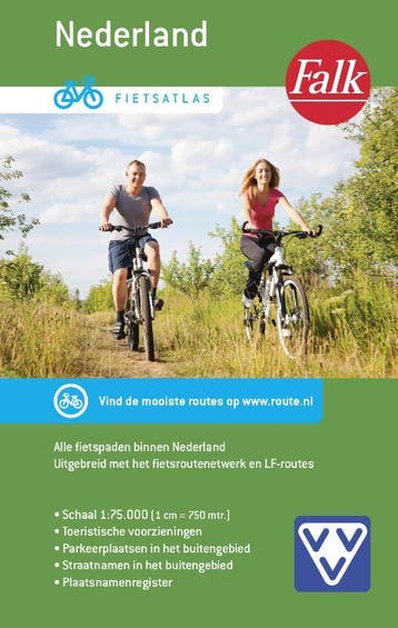 Fietsatlas Nederland - Falk 9789028725270, Verzenden, Zo goed als nieuw, Falk