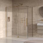 Brauer Stellar - Douchecabine met Draaideur - Helder Glas -, Ophalen of Verzenden, Nieuw, Rvs