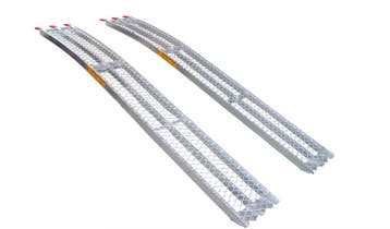 Oprijplaten voor Zitmaaier 225 cm - 600 kg Aluminium Gebo..., Ophalen of Verzenden, Nieuw