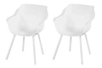 Hartman Sophie Element dining armstoel - white - 2 st., Verzenden, Nieuw, Overige materialen