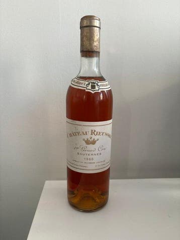 1966 Château Rieussec - Sauternes 1er Grand Cru - 1 Fles, Verzamelen, Nieuw