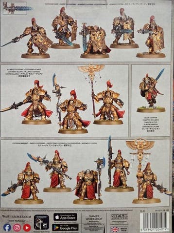 Combat Patrol Adeptus Custodes 2024 editie (Warhammer 40.000, Hobby en Vrije tijd, Wargaming, Ophalen of Verzenden, Nieuw
