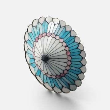 Plafondlamp - Tiffany Style - Glas - Bloemenlampenkap