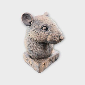 Bust of a rat statue - home decor animal lover gift him her, Verzamelen, Beelden en Beeldjes, Verzenden, Nieuw