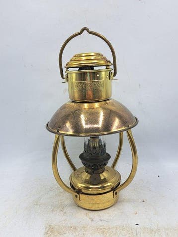 D.H.R.- De Haan Rotterdam Cage light - Olielamp - Messing,