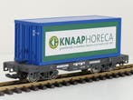 LGB 49085 Trailer Train Containerwagen met Knaap Horeca c..., Gebruikt, Overige typen, Ophalen of Verzenden, LGB