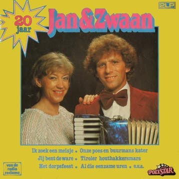 LP gebruikt - Jan &amp; Zwaan - 20 Jaar, Verzenden, Zo goed als nieuw, Overige formaten