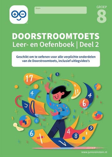 9789493218826 Doorstroomtoets 2 groep 8 Leer- en Oefenboek, Verzenden, Nieuw