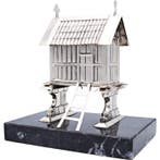 sculptuur, Hórreo - 14.5 cm - .925 zilver