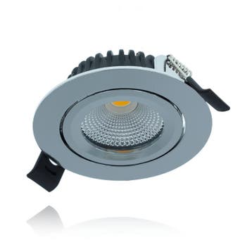 LED INBOUWSPOT | 5W | Ø82mm | DIMBAAR | SLIM-FIT | CHROOM, Nieuw