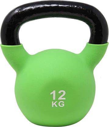 POWRX Kettlebell 12kg | Tweedekansje | OP=OP, Ophalen of Verzenden, Nieuw, Rug, Kettlebell