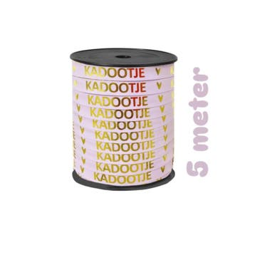 5m Sierlint Lila KADOOTJE  - goudfolie, Diversen, Ophalen of Verzenden, Nieuw