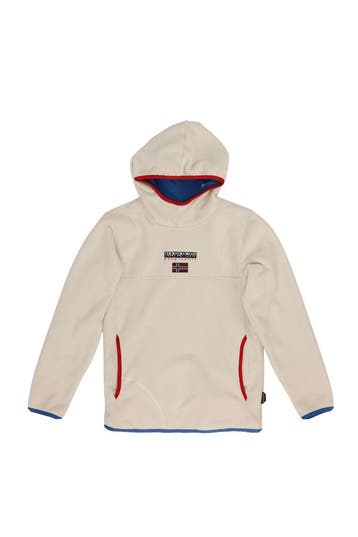 Napapijri Hoodie Jongens in maat 162 Beige, Verzenden, Zo goed als nieuw, Napapijri, Jongen of Meisje