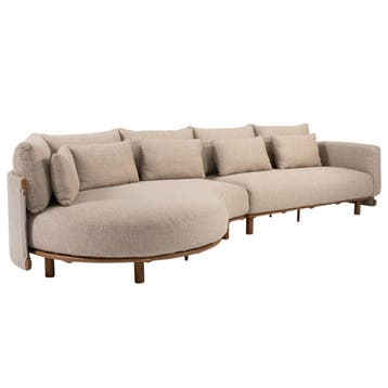 Safina modulaire chaise longue loungeset 2 delig amber 4, Tuin en Terras, Tuinsets en Loungesets, Ophalen of Verzenden, Nieuw