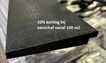 ZWART YELLOW CEDAR NIEUW!!!! 12/24x140mm extra dik stk, Verzenden, Nieuw, Overige houtsoorten, Plank