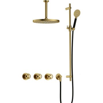 Hotbath Cobber - CW7067 - Inbouw Regendoucheset - Geborsteld, Doe-het-zelf en Verbouw, Ophalen of Verzenden, Nieuw