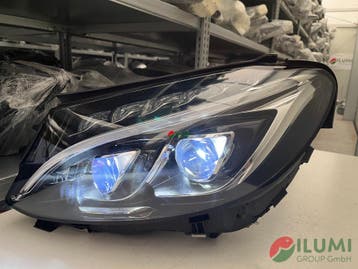 MERCEDES W205 VOLL LED SCHEINWERFER LINKS KPL A2059063104, Verzenden, Gebruikt, Mercedes-Benz