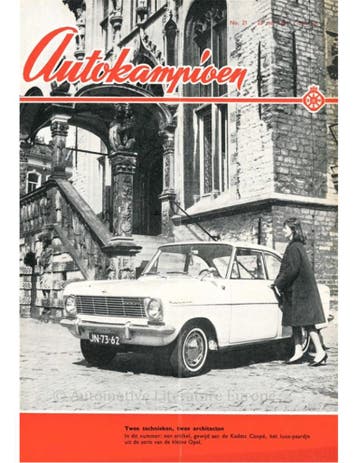 1964 AUTOKAMPIOEN MAGAZINE 21 NEDERLANDS, Nieuw, Author