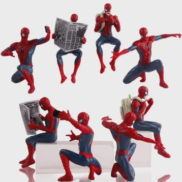 Spider-Man Actiefiguur Miniatuur Collectie Speelgoed - 7-9cm