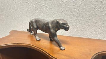 sculptuur, Panther in Sterling Silber - 11.5 cm - .925