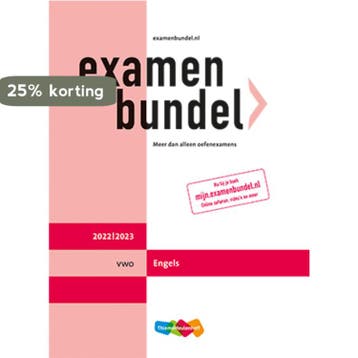 Examenbundel / vwo Engels 2022/2023 9789006639940, Boeken, Schoolboeken, Verzenden, Zo goed als nieuw