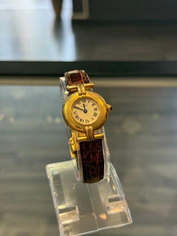 Cartier - Must de Cartier Colisée Vermeil - Zonder, Sieraden, Tassen en Uiterlijk, Horloges | Heren, Nieuw