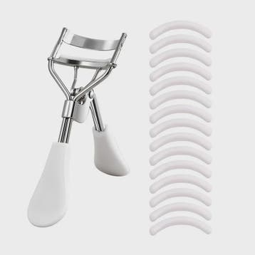 Professionele Wimperkruller RVS met 15 Siliconen Pads - Draa, Verzenden, Nieuw