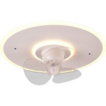 LED Plafondlamp met Ventilator - Plafondventilator - Trion, Ophalen of Verzenden, Nieuw, Metaal, Overige fittingen