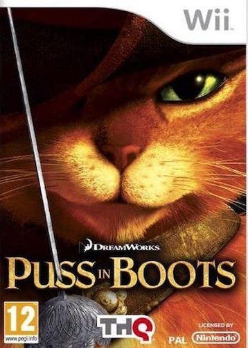 De Gelaarsde Kat (Wii Games), Ophalen of Verzenden, Zo goed als nieuw