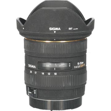 Tweedehands Sigma 10-20mm f/4.0-5.6 EX DC HSM Canon CM5719, Ophalen of Verzenden, Gebruikt, Groothoeklens, Zoom