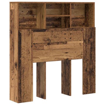 vidaXL Hoofdeinde kas Oudhout Bewerkt hout, Verzenden, Nieuw, Bruin, Hout