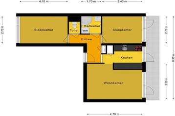 Appartement Hisveltplein in Arnhem, Gelderland, Via bemiddelaar, Appartement, Arnhem