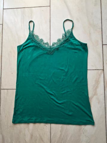 mooie groene top van SUMMUM maat L, Kleding | Dames, Tops, SUMMUM WOMAN, Zo goed als nieuw, Maat 42/44 (L), Groen