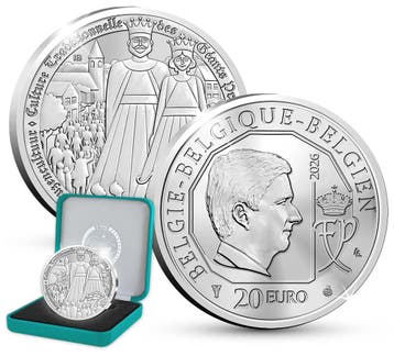 20 Euromunt 2026 - Reuzencultuur in België Zilver Proof, Verzenden