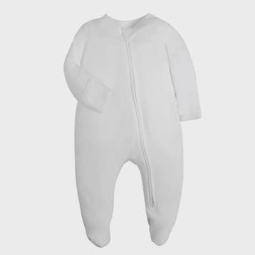 Katoenen Newborn Pyjama met Voetjes en Ritssluiting - Romper, Verzenden, Nieuw