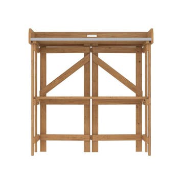 Royal Well Rachel inklapbare oppottafel 89x85x44 cm - hout, Verzenden, Nieuw