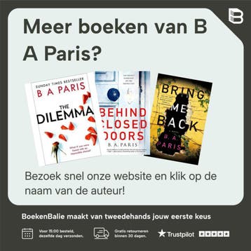 Bring Me Back - B A Paris 9781250782342, Verzenden, Gelezen, B A Paris