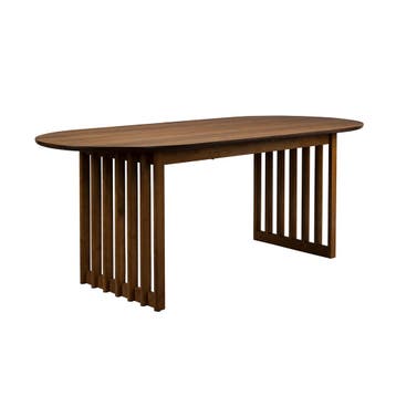 *WOONWINKEL* Dutchbone Barlet Walnut Uitschuifbare Eettafel, Verzenden, Nieuw